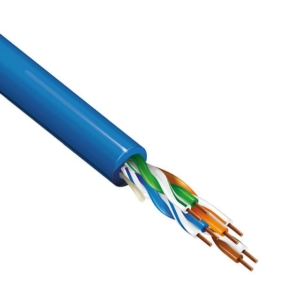 CABLE CAT5 UTP CALIBRE 24 AZUL