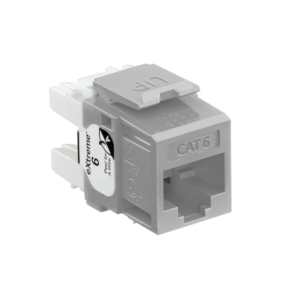 CONECTORES QUICKPORT CAT6, GRIS