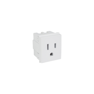 CONTACTO SENCILLO ATERRIZADO BLANCO 36 mm