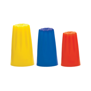 CAPUCHON ROSCABLE PVC  AZUL CAL 16-14 AWG PAQ C/100 PZS