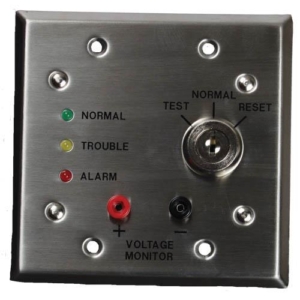 DUCT HOUSING REMOTE TEST/RESET ANNUNICATOR PLATE