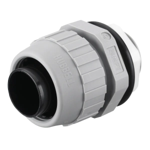 CONECTOR APA RECTO PVC 3/4 GRIS