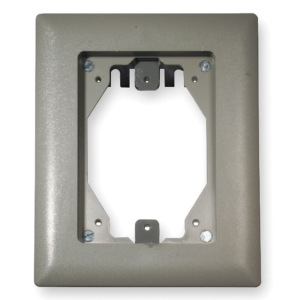 MARCO SENCILLO PVC P CAJA GRIS PFB