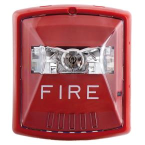 STROBE RED 2W WALL 12 24V 8CD